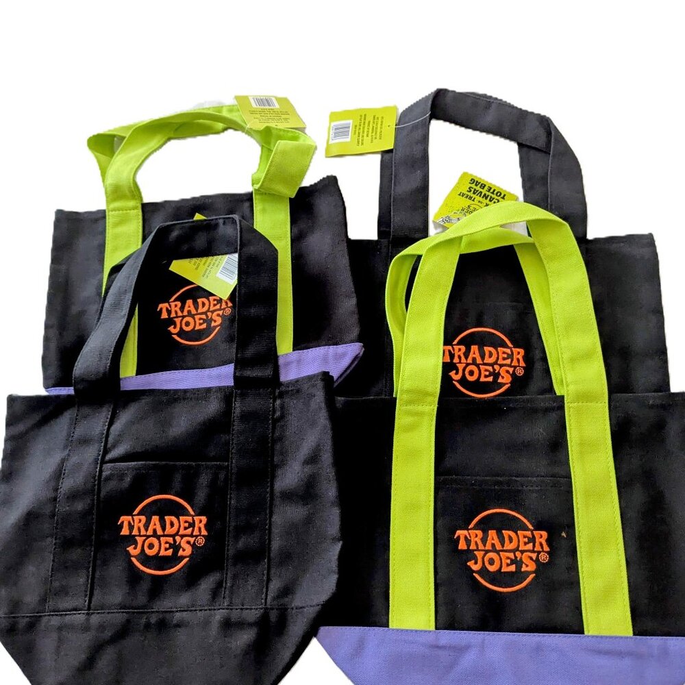 Black and Green Tote Bag